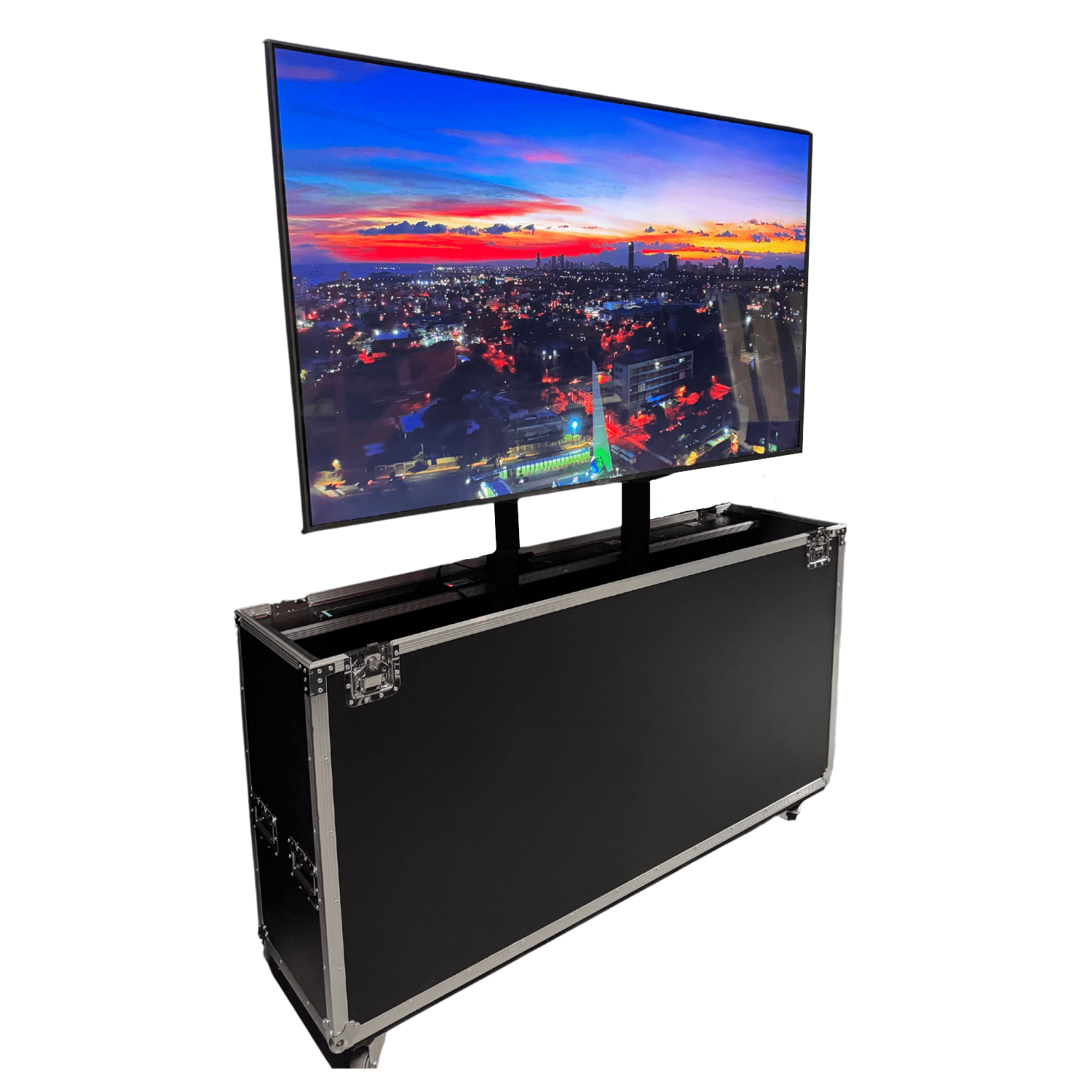 Tv Screen with flight case